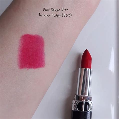 rouge dior 862 winter poppy